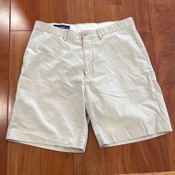 Polo Ralph Lauren Other - Polo Golf Ralph Lauren Men's Tan Flat Front Shorts size‎ 35
